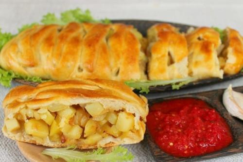 Кулебяка с картошкой