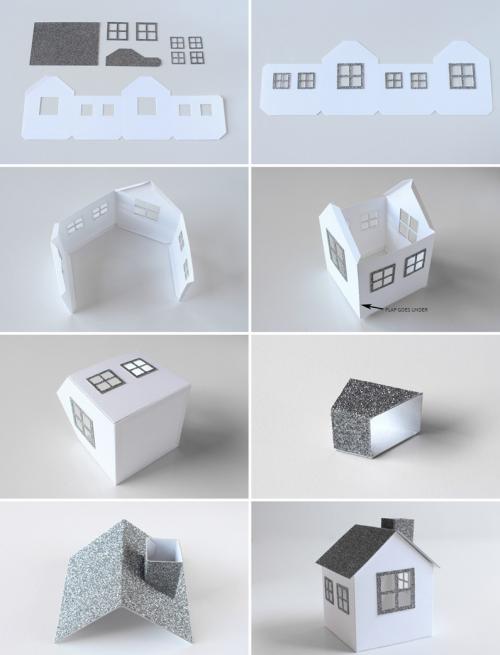 Дом из бумаги своими руками. Домик из бумаги — современные идеи и рекомендации, как просто и быстро сделать домик (100 фото)