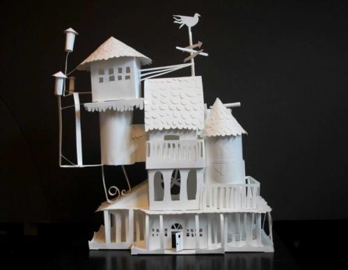 Дом из бумаги своими руками. Домик из бумаги — современные идеи и рекомендации, как просто и быстро сделать домик (100 фото)