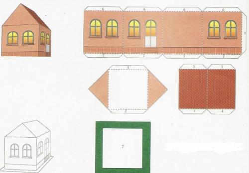 Дом из бумаги своими руками. Домик из бумаги — современные идеи и рекомендации, как просто и быстро сделать домик (100 фото)