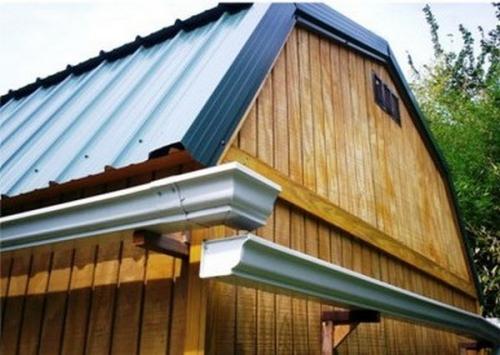 Как установить водосток на готовую крышу. 8 способов установить водостоки, если крыша уже покрыта