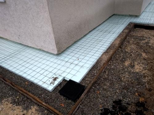 Отмостка вокруг старого дома. Отмостка вокруг дома