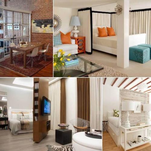 Перегородка в комнате передвижная.  Функции перегородок