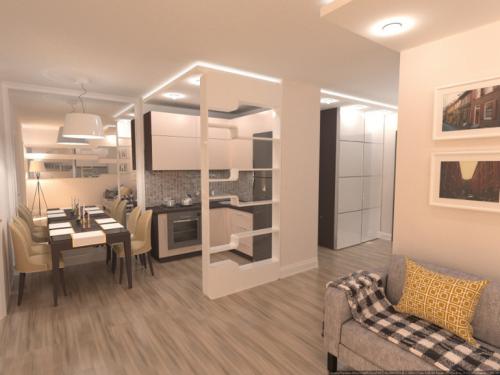 Стенка перегородка. Виды и особенности перегородок для зонирования пространства в комнате