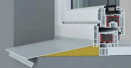 Крепление к окну отлива. Установка отливов 06 Крепление к окну отлива. Установка отливов 06