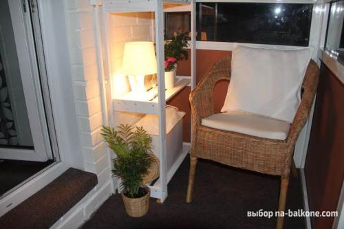 Как обустроить большую лоджию. 