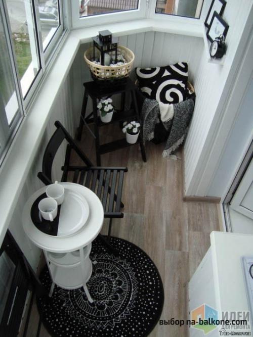 Как обустроить большую лоджию. 