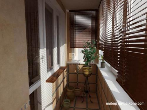 Как обустроить большую лоджию. 