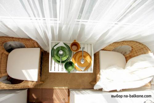 Как обустроить большую лоджию. 