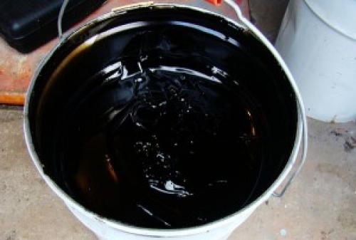 Обмазка горячим битумом за 2 раза. Какие бывают виды битума