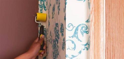 Как клеить обои флизелиновые. Оклейка сложных участков