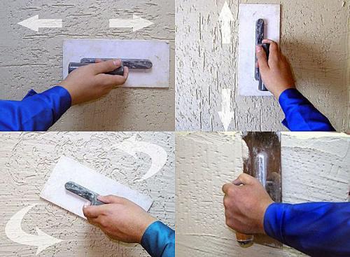 Нанесение декоративной штукатурки шпателем. Профессиональные инструменты для работы с декоративными материалами