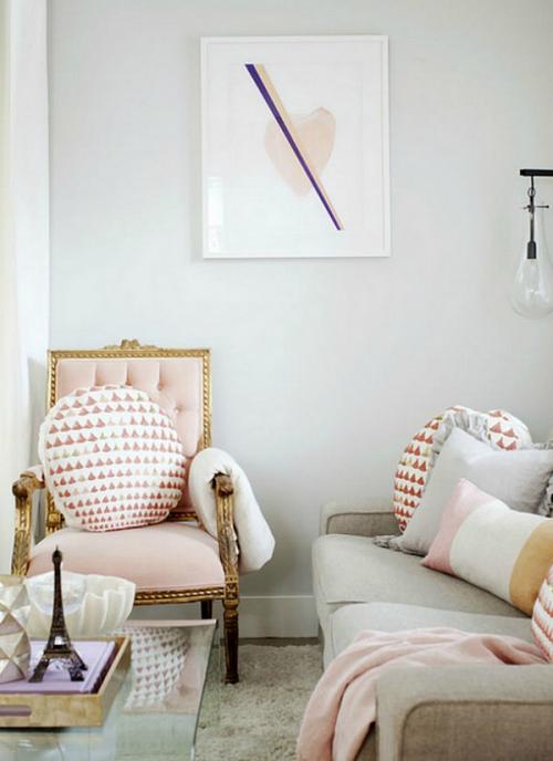 Пыльный розовый в интерьере. Пыльно розовый цвет, оттенки в интерьере