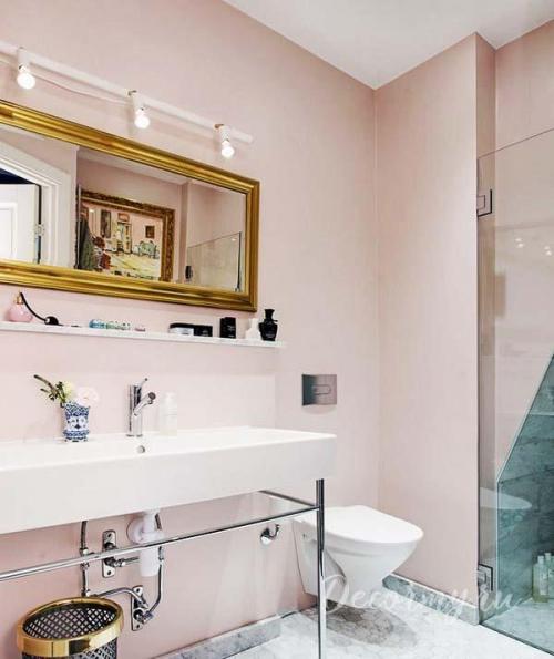 С чем сочетается грязно розовый цвет в интерьере. Интерьер в  оттенках розового