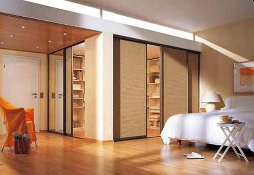 Спальня с санузлом и гардеробной. 6 примеров размещения гардеробной в спальне