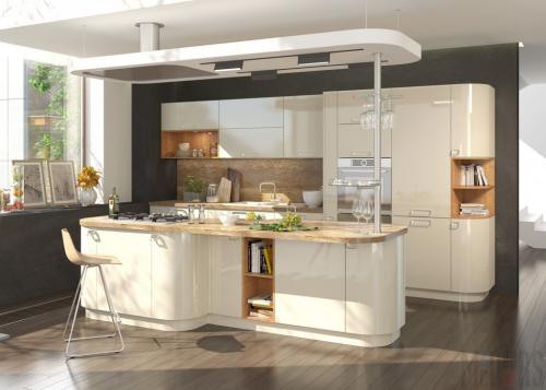 Кухня с зоной отдыха. Основные постулаты зонирования на кухне 08