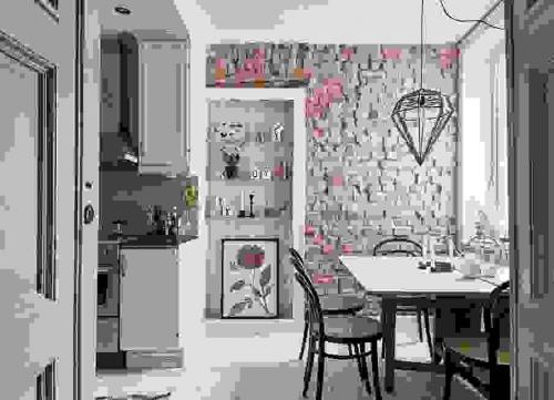 Как сделать стену в квартире под кирпич. Отделка стен под кирпич: стилистика помещения и дизайн 17