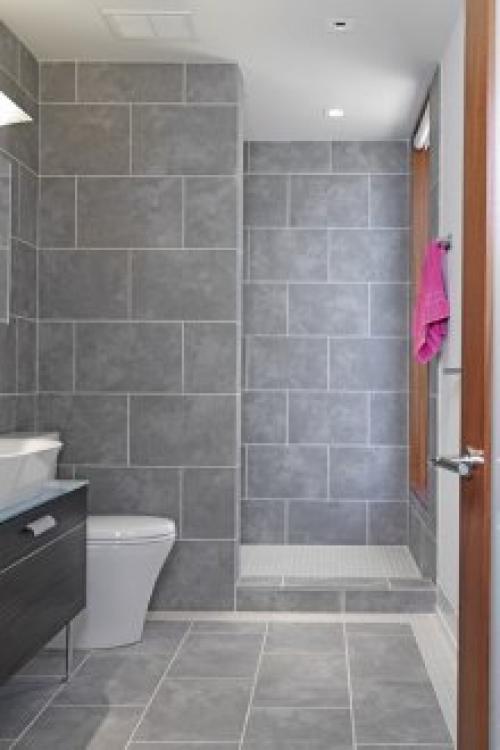 Дизайн душевой кабины без поддона. Плюсы