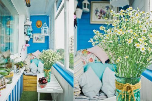 Лоджия в морском стиле. Как оформить балкон в морском стиле