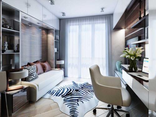 Мебель для квартиры студии 20 кв м. Современный дизайн студии 20 кв.м. Фото проекта