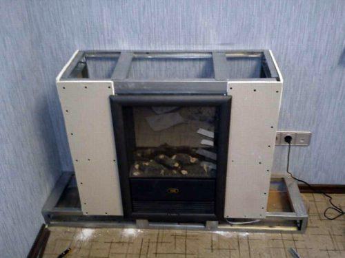 Настоящий камин в квартире своими руками. Установка готовой топки