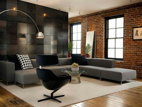 Окна в стиле хай тек. Мебель и декор