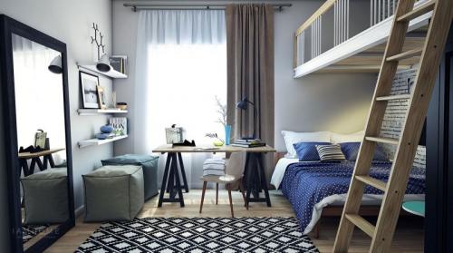 Дизайн комнаты для подростка мальчика 14 лет. Смотрите видео: Дизайн комнаты для подростка в современном стиле