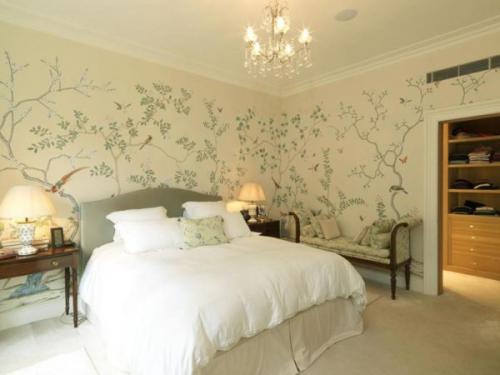 Какие подобрать обои в спальню. Какие обои выбрать в спальню: выбор цвета и материала