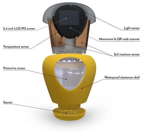Умные горшки. Этот умный цветочный горшок превратит ваши растения в тамагочи. Теперь убить их будет не так просто