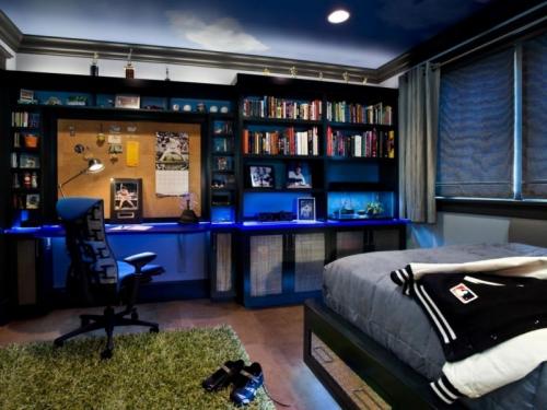 Дизайн комнаты для подростка мальчика 14 лет. Смотрите видео: Дизайн комнаты для подростка в современном стиле