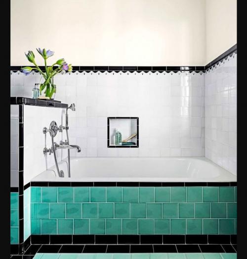 Ванная в стиле арт. Дизайн ванной комнаты в стиле арт-деко: канонические черты