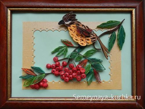 Поделки из бумаги на тему Осень. В технике квиллинг.