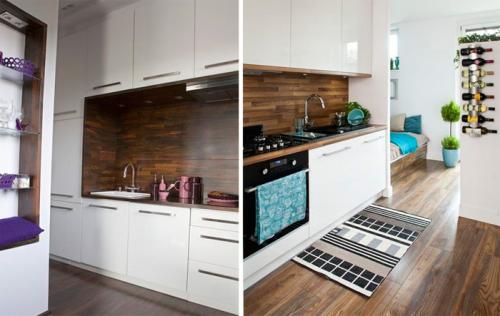 Фартук из дерева для кухни. Особенности деревянных фартуков 05 Фартук из дерева для кухни. Особенности деревянных фартуков 05