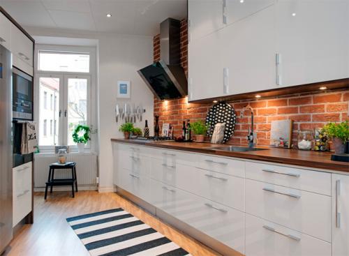 Фартук из дерева для кухни. Особенности деревянных фартуков 15 Фартук из дерева для кухни. Особенности деревянных фартуков 15