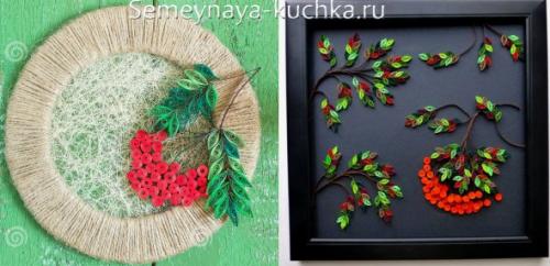 Поделки из бумаги на тему Осень. В технике квиллинг.