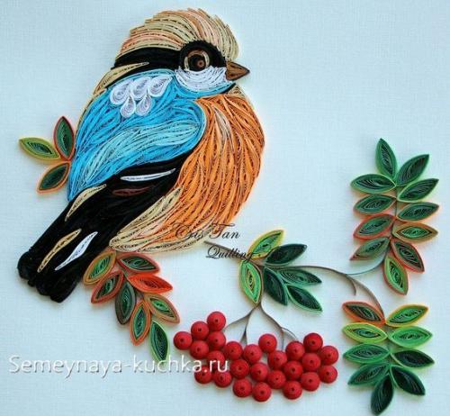 Поделки из бумаги на тему Осень. В технике квиллинг.