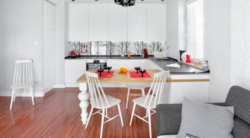 Фартук из дерева для кухни. Особенности деревянных фартуков 06 Фартук из дерева для кухни. Особенности деревянных фартуков 06