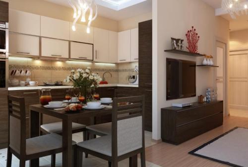 Объединение кухни и гостиной с газовой плитой. Основные требования к переустройству, перепланировке