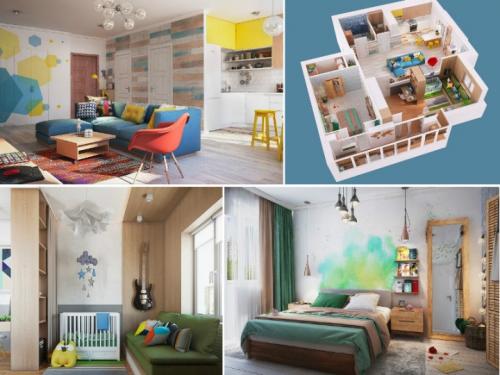 Дизайн 4 х комнатной квартиры 80 кв м. Как создать идеальный дизайн дома 80 кв. м