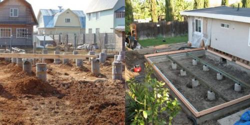 Фундамент из блоков 40х20х20. Столбчатый фундамент из бетонных блоков 20х20х40 см