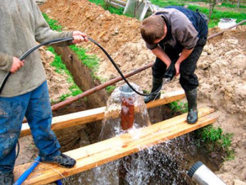Провести воду в дом из колодца. Как провести водопровод из колодца в загородном доме? 03