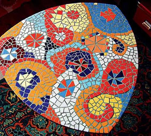 Шаблоны для мозаики из плитки. Где можно выложить мозаичное панно