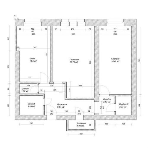 Варианты перепланировок двухкомнатных квартир. Перепланировка двухкомнатной квартиры 01 Варианты перепланировок двухкомнатных квартир. Перепланировка двухкомнатной квартиры 01