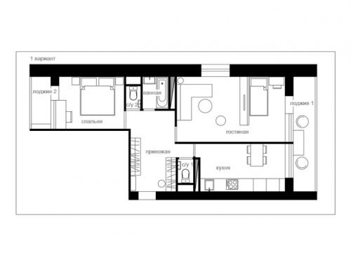 Из двушки распашонки в трешку. Перепланировка недели: как из двушки сделать трёшку