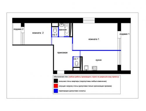 Из двушки распашонки в трешку. Перепланировка недели: как из двушки сделать трёшку