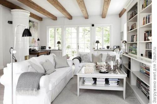 Интерьер домов в Дании. Уютный дачный интерьер на примере летнего домика в Дании