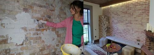 Как покрасить кирпичную стену в интерьере. Как красить кирпич (кирпичную стену)