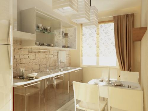 Маленькая кухня в панельном доме. Как увеличить площадь кухни в панельном доме?