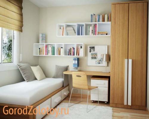 Обои для маленькой спальни – фото