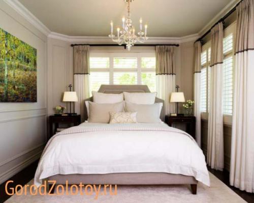 Обои для маленькой спальни – фото